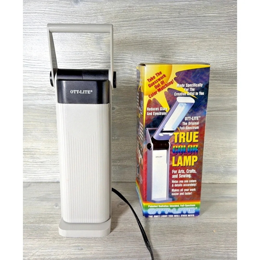 Ott Lite True Color Full-Spectrum Craft Lamp 120V Model OTL-13TCG Crafts Art